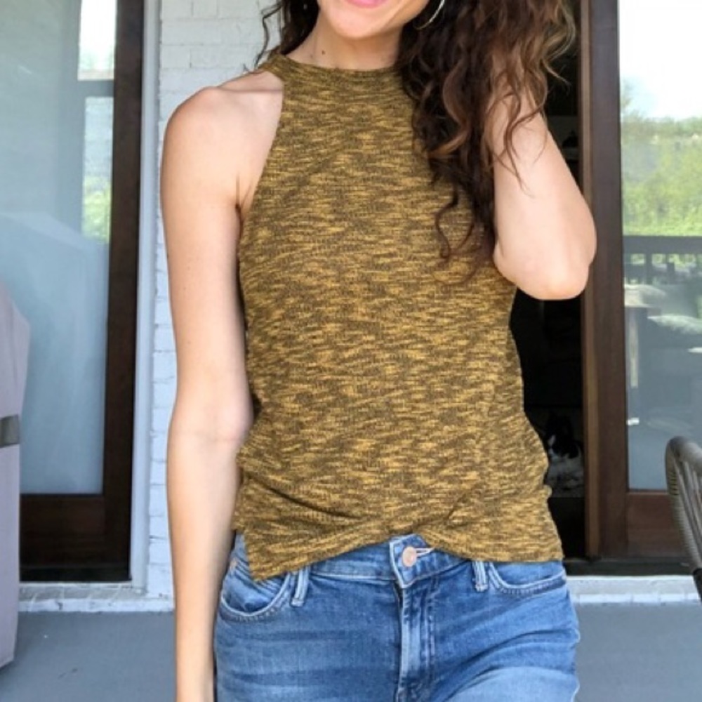 💛 Topshop Mustard Yellow Tank Top 💛